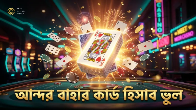 আন্দর বাহার গেমে কার্ড হিসাব ভুল হলে জয়ের সম্ভাবনা কমে যায়