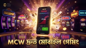 MCW প্ল্যাটফর্মে এভিয়েটর গেমের দ্রুততা ও মোবাইল সুবিধা তুলে ধরা হয়েছে