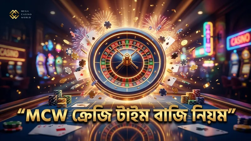 MCW প্ল্যাটফর্মে ক্রেজি টাইম গেমের বাজি ধরার নিয়ম বুঝুন সহজে