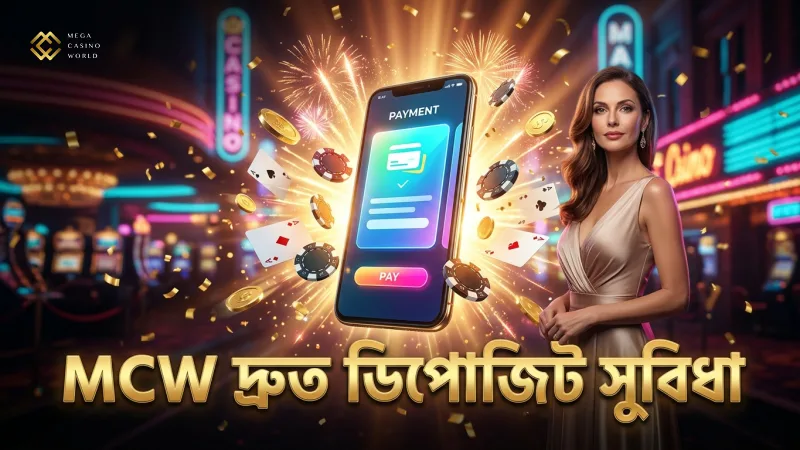 দ্রুত ডিপোজিট ও ওডস লক করার সুবিধা MCW দিয়ে