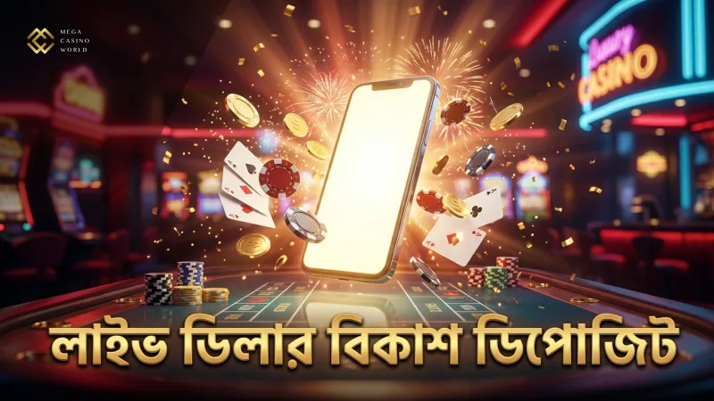 লাইভ ডিলার ব্যাকারাটে বিকাশ ডিপোজিট দ্রুত ও নিরাপদ