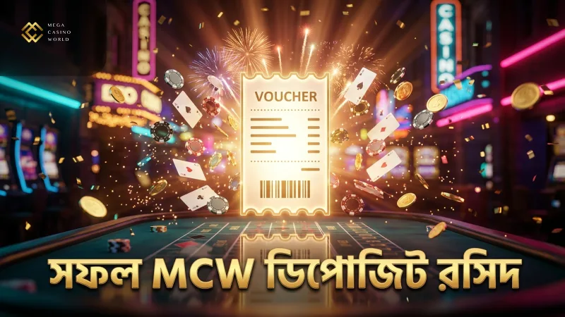 সফল MCW ডিপোজিটের রসিদ ও নিরাপত্তার প্রতীক