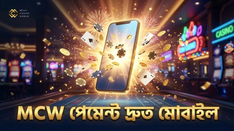 MCW পেমেন্ট পদ্ধতি মোবাইল থেকে দ্রুত লেনদেন সম্ভব করে।