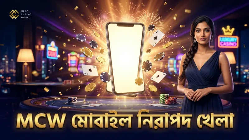 মোবাইল থেকে দ্রুত ও নিরাপদভাবে MCW এর দায়িত্বশীল গেমিং সুবিধা।