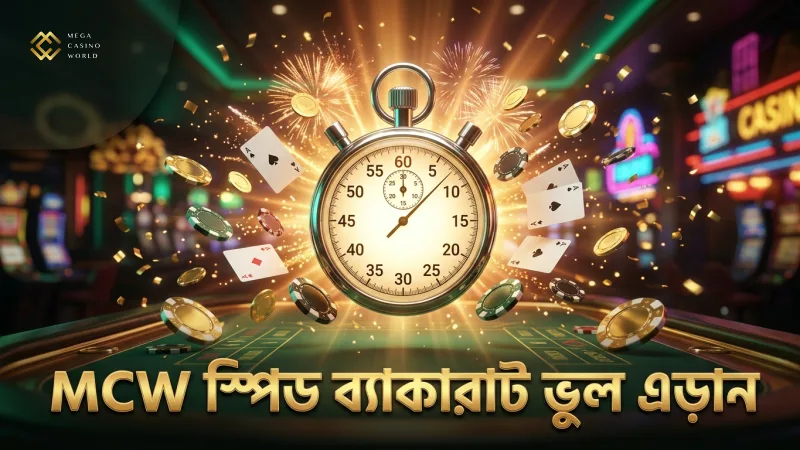 MCW স্পিড ব্যাকারাটে দ্রুত খেলার সময় ছোট ভুলগুলি জানুন